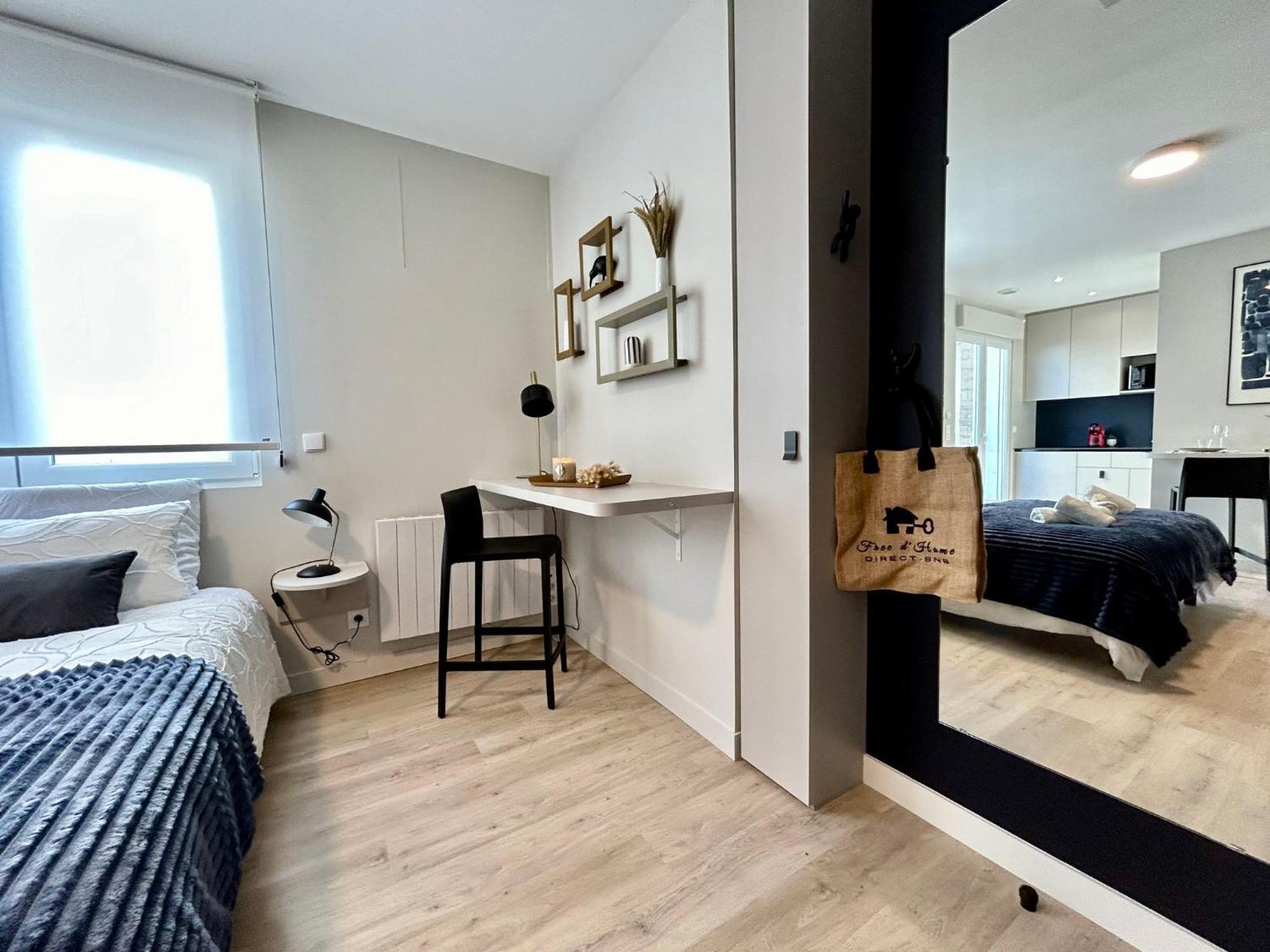 O Studio Terrasse - Centre Ville De Lorient - Gare Экстерьер фото